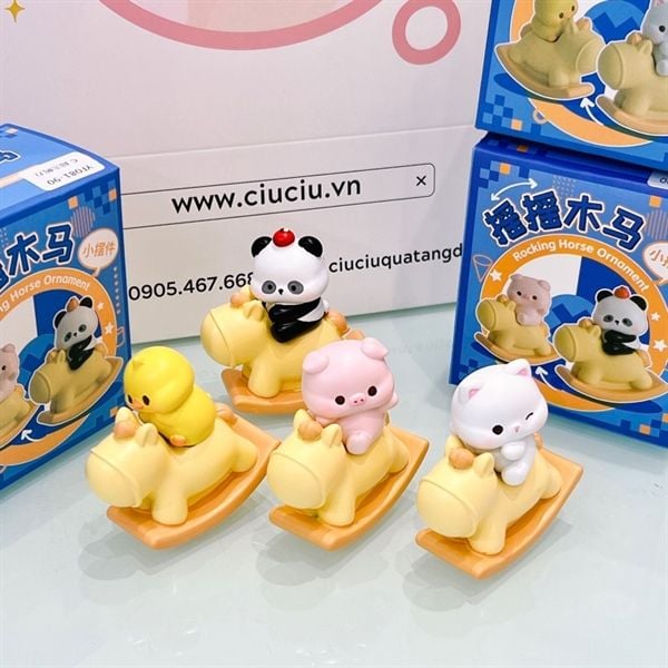  Mô hình thú cưỡi ngựa bập bênh 