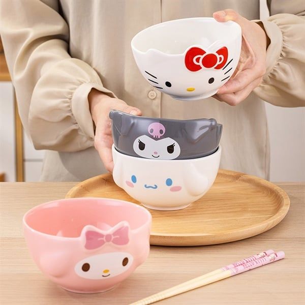  Bát sứ Cinnamoroll 3D 12,6cm 