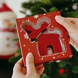  Nến thơm Giáng Sinh tuần lộc chuông 9,2cm 