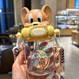  Bình nước Tom&Jerry dây đeo 330ml 