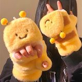  Găng tay bông bé ong hở ngón 