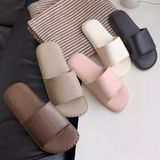  Dép mũi vuông viền gân chỉ 