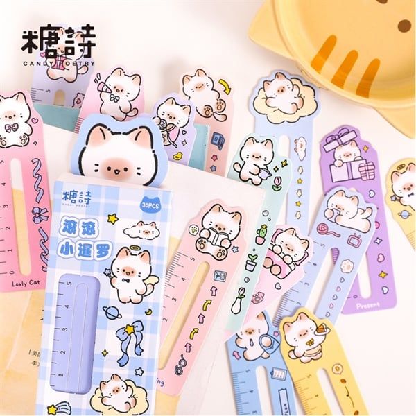  Thước kẻ kiêm book mark Candy Poetry 30c 