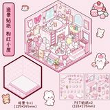  Sticker góc phòng 3/4 cửa hàng 
