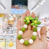  Dây charm móc khoá/điện thoại hoa 2 móc 