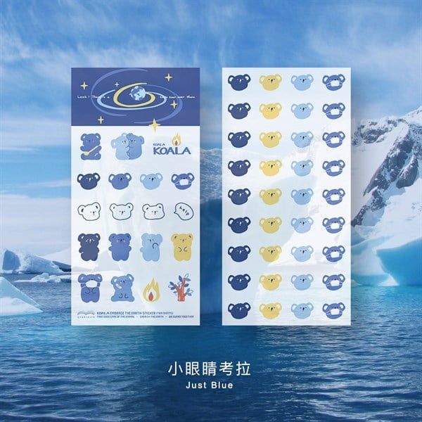  Sticker polar 2 mặt 