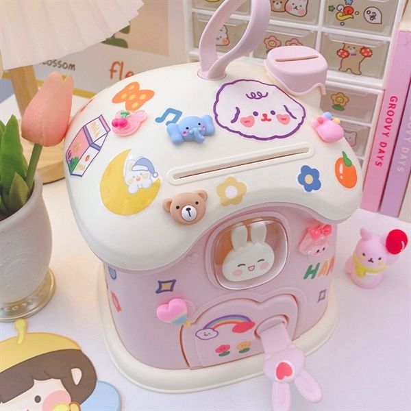  Ống tiết kiệm ngôi nhà thỏ 