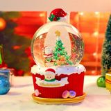  Quả cầu tuyết phát nhạc - Trượt tuyết 