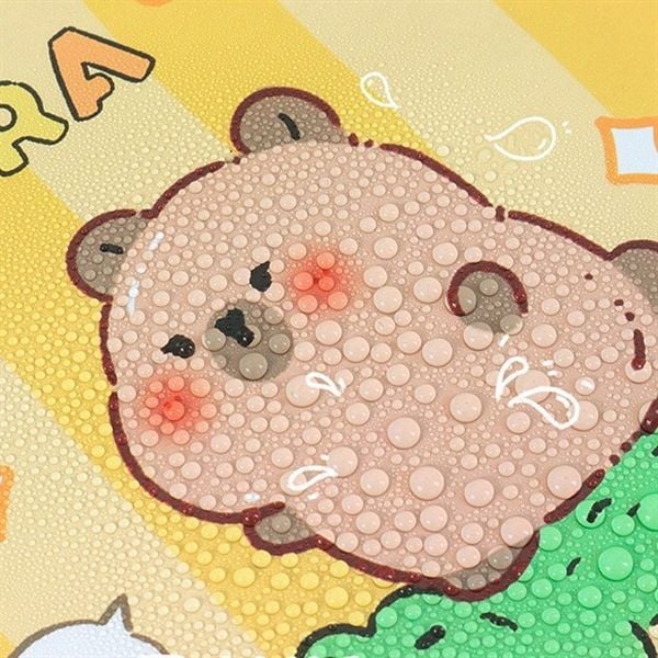  Túi zip big size 24x30cm Capybara 