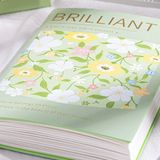  Sổ bìa da hoa vintage 130 trang 