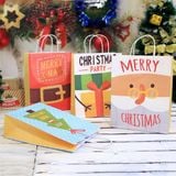 Túi quà Giáng Sinh quai giấy màu sắc 