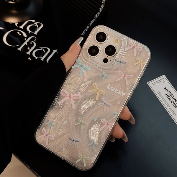  Ốp nơ nhí Lucky nền sóng 