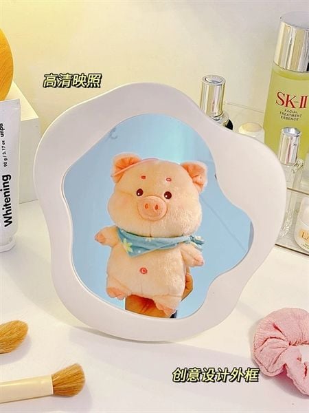  Gương để bàn viền sóng 21cm 
