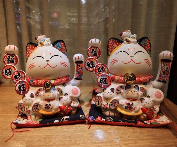  Mèo thần tài vẫy tay dây tiền xu 