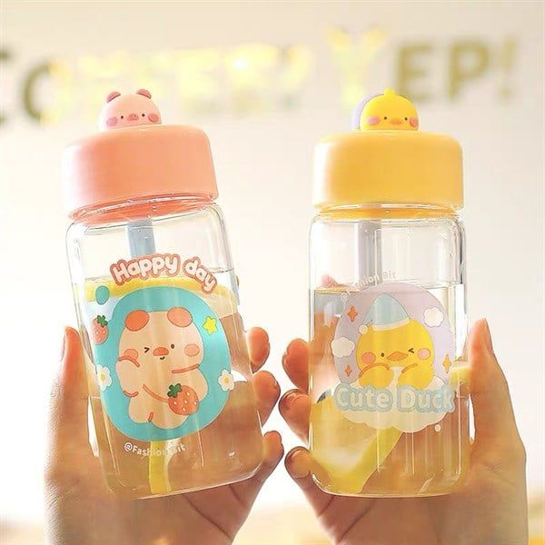  Bình nước Cute & Happy 300ml 