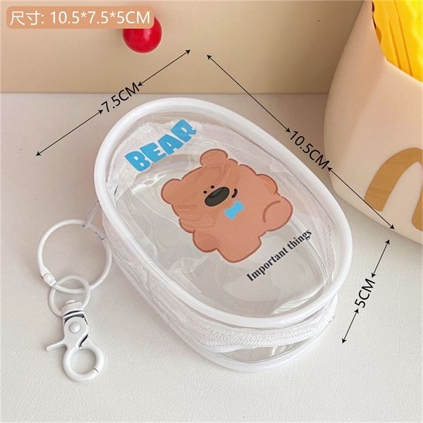  Túi nhựa mini móc khoá bầu dục 