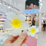  Kẹp hoa sứ xốp ombre vàng 