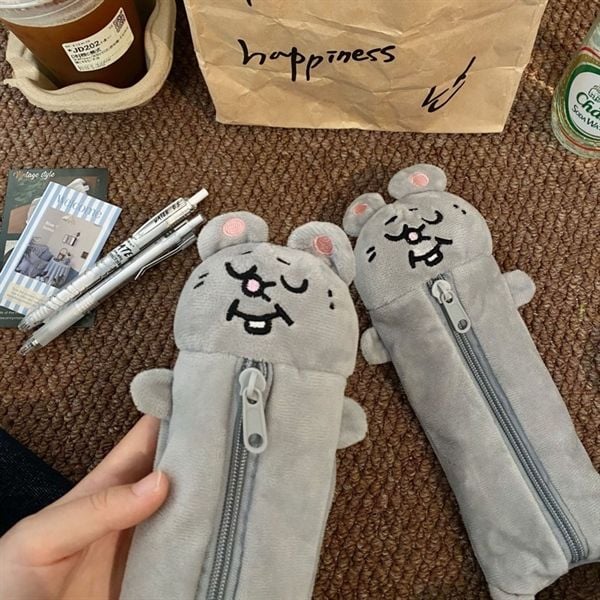 Hộp bút chuột xám 