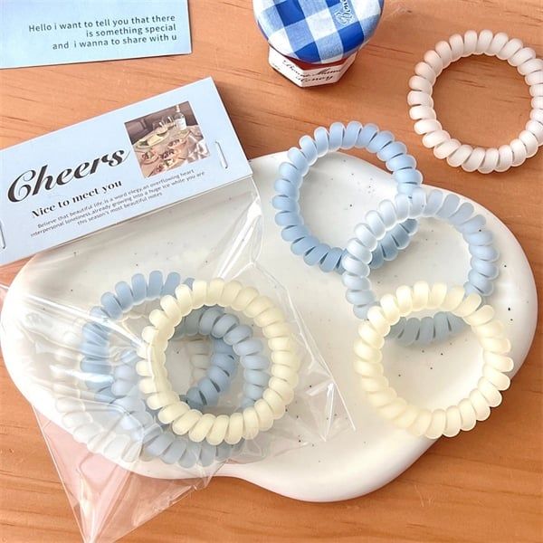  Set 4 chun lò xo Cheer xanh trắng 