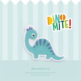  Sticker vải ủi khủng long 