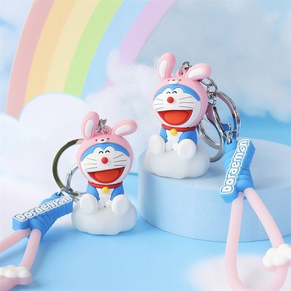  Móc khoá đèn Doraemon cosplay 