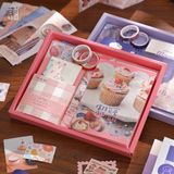  Set sổ + washi tape DIY vintage 