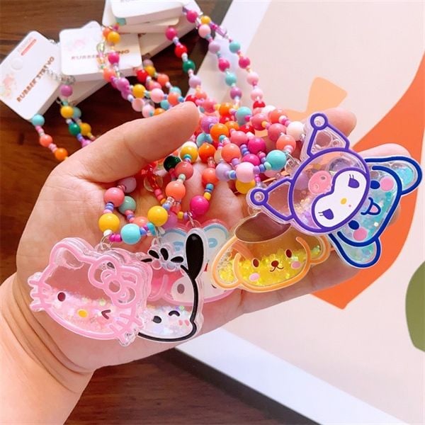  Dây chuyền Sanrio mặt to kim tuyến 