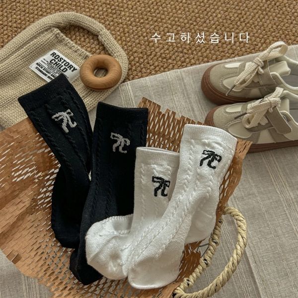  Tất cao cổ nơ nhí gân nổi Kid 