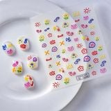 Sticker dán móng hình vẽ dễ thương 242 