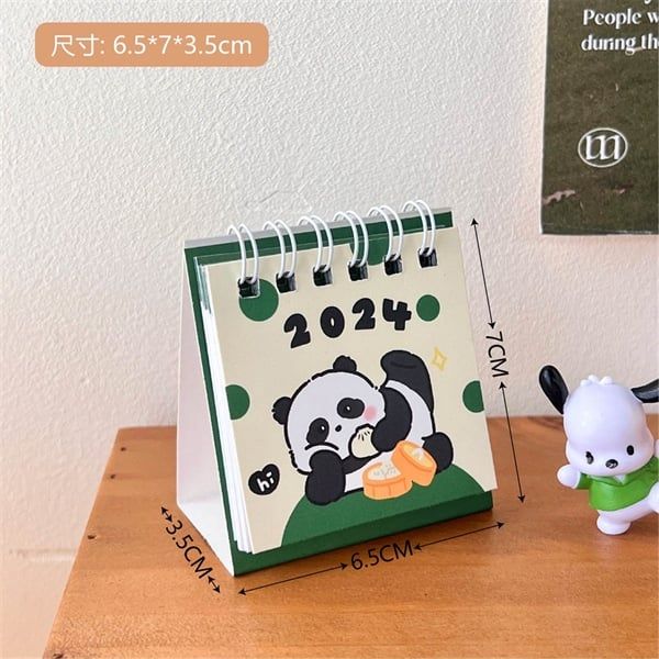  Lịch lò xo thú dễ thương mini 7cm 