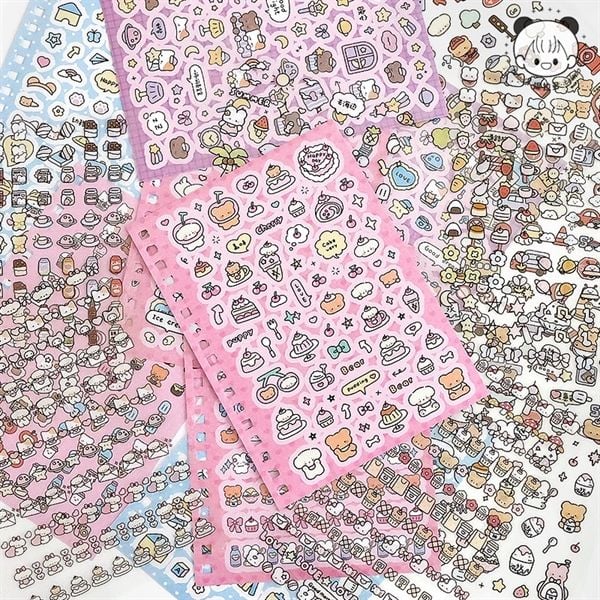  Sổ Sticker lấp lánh Telado 16 trang 