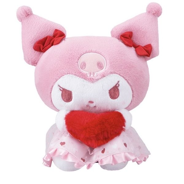  Gấu bông Sanrio ôm trái tim đỏ 23cm 