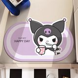  Thảm mút dẹt Kuromi đánh răng 40x60cm 