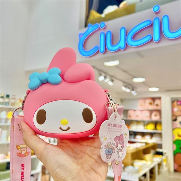 Túi silicon My Melody hồng 