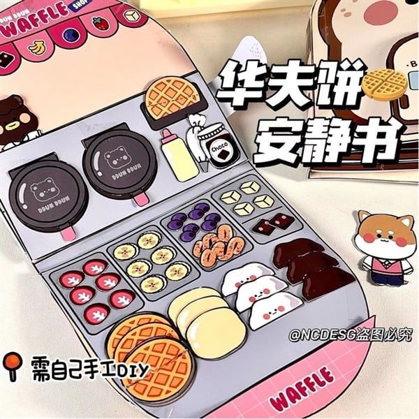  Sticker sách yên tĩnh DIY tiệm đồ ăn 