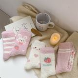  Tất Mekki lông thỏ dâu 