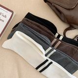  Tất Mekki cao cổ 2 sọc ngang 