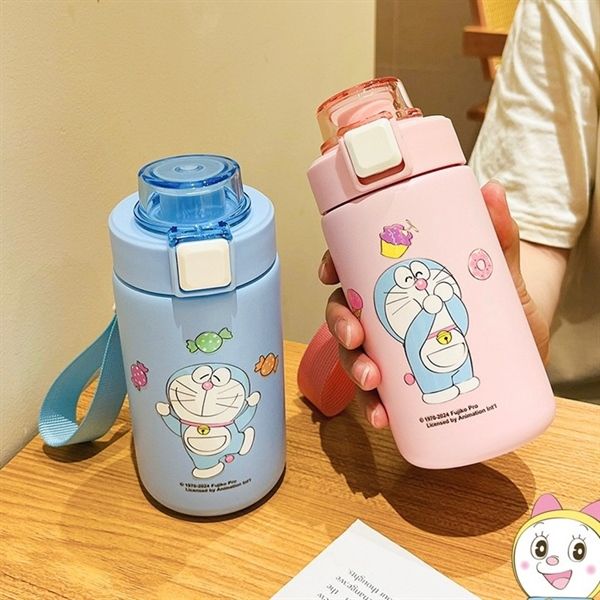  Bình giữ nhiệt Doraemon đồ ngọt 420ml 