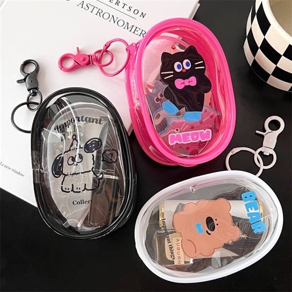  Túi nhựa mini móc khoá bầu dục 