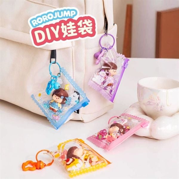  Móc khoá set túi zip vòng tay DIY RORO Jump 