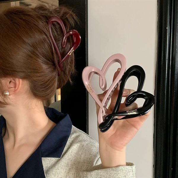  Kẹp càng cua trái tim uốn Barrette LaFrance 