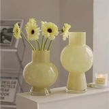  Lọ hoa thuỷ tinh thân tròn thắt đáy 31cm 