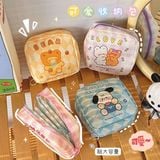  Túi vuông kéo khoá + dây vải 