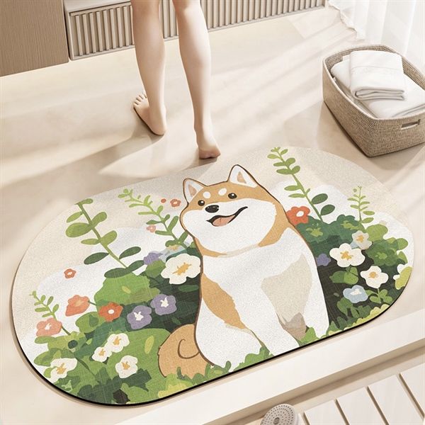  Thảm mút dẹt - Shiba vườn hoa 40x60xm 