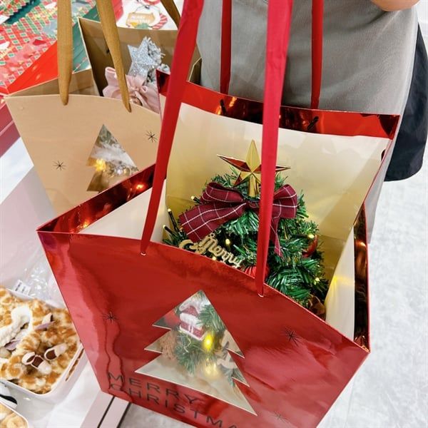  Túi quà Giáng Sinh cây thông bigsize 