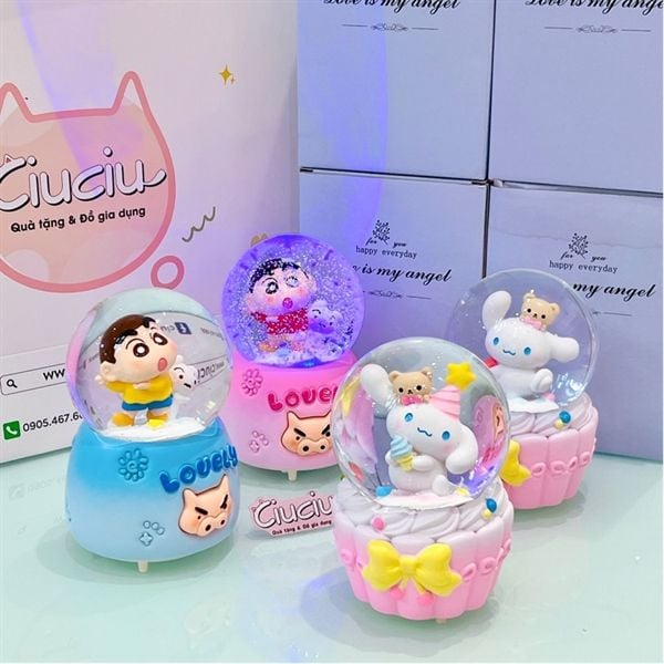  Quả cầu tuyết nhạc Cinnamoroll 