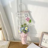  Bó hoa len cốc giấy 5 bông + túi + đèn 