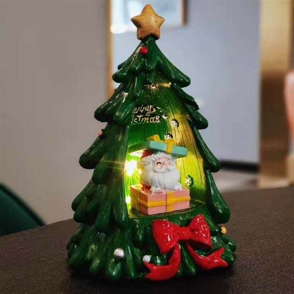  Đèn hốc cây thông ông già Noel Giáng Sinh 