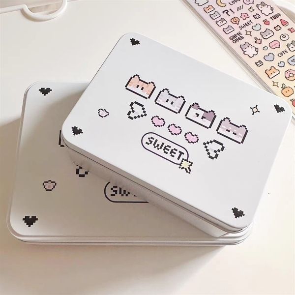  Hộp thiếc đa năng 4 mèo Sweet 12x9x4cm 