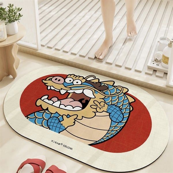  Thảm mút dẹt Rồng nhí nhố 40x60cm 